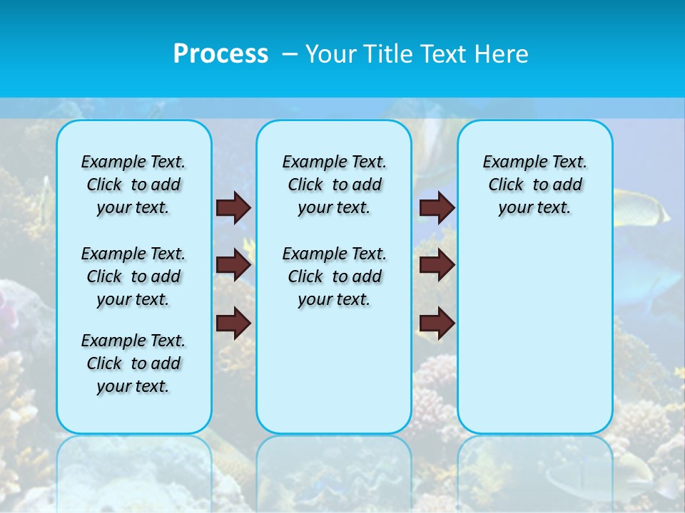 Deep Diving Blue PowerPoint Template