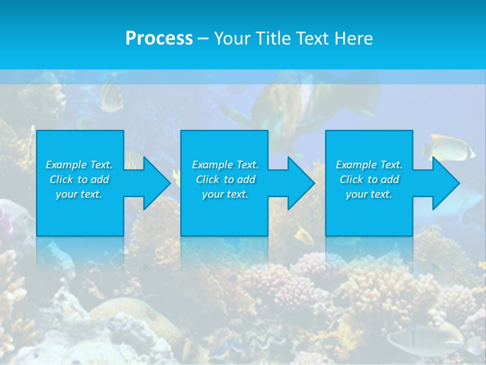 Deep Diving Blue PowerPoint Template