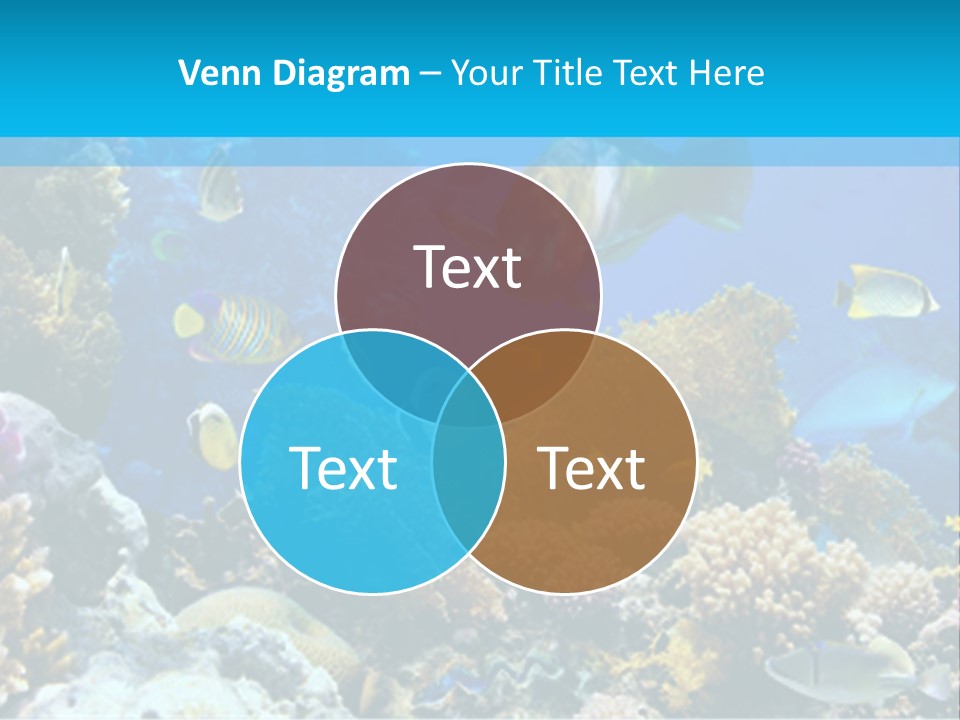 Deep Diving Blue PowerPoint Template