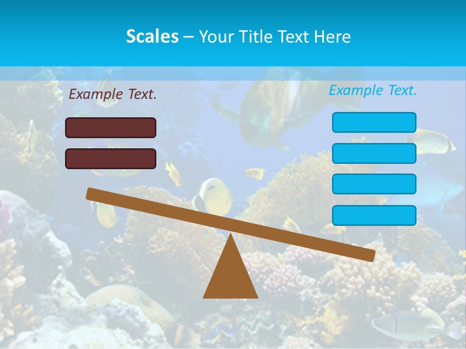 Deep Diving Blue PowerPoint Template