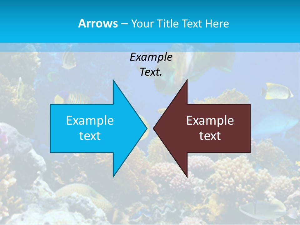 Deep Diving Blue PowerPoint Template