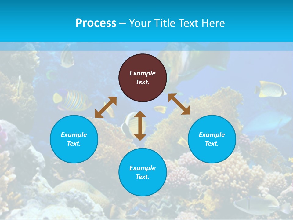 Deep Diving Blue PowerPoint Template