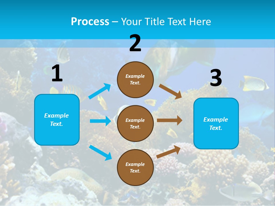 Deep Diving Blue PowerPoint Template