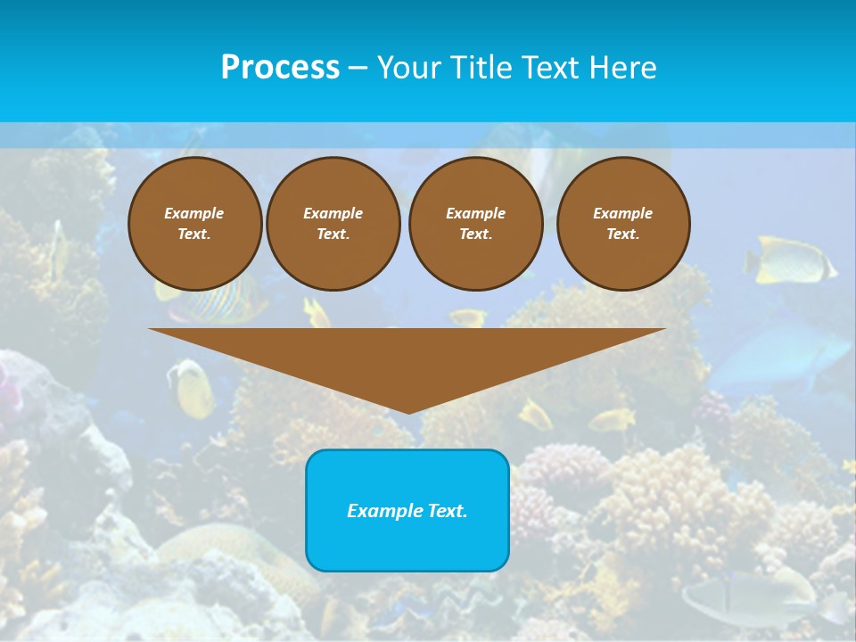 Deep Diving Blue PowerPoint Template
