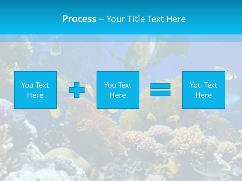 Deep Diving Blue PowerPoint Template