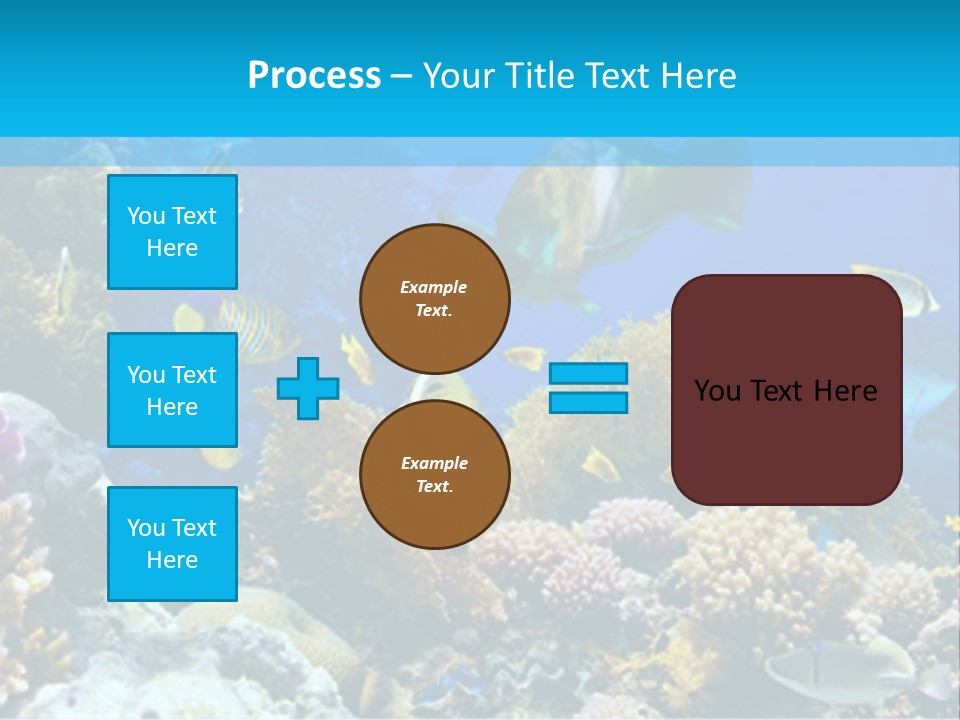 Deep Diving Blue PowerPoint Template