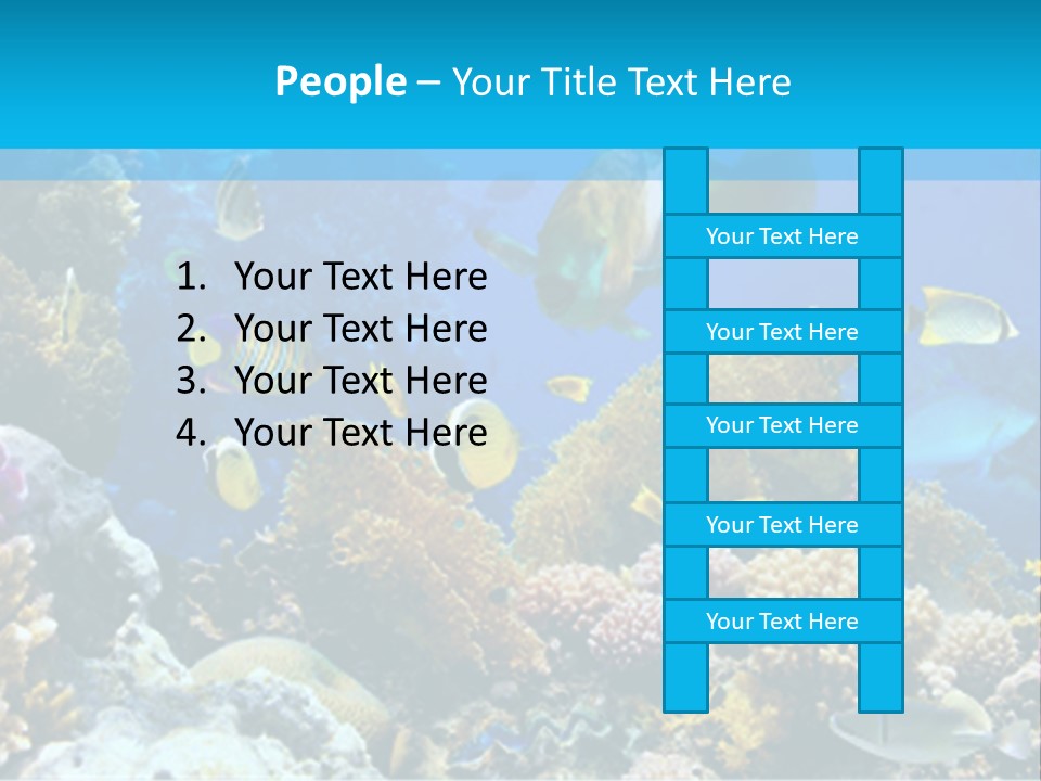 Deep Diving Blue PowerPoint Template
