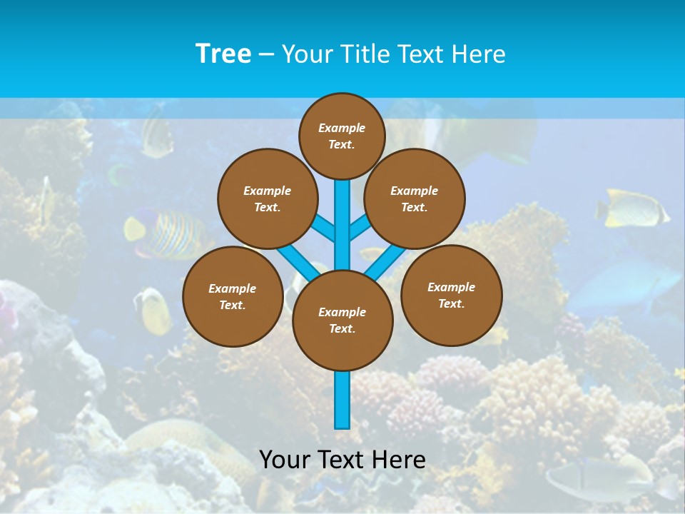 Deep Diving Blue PowerPoint Template