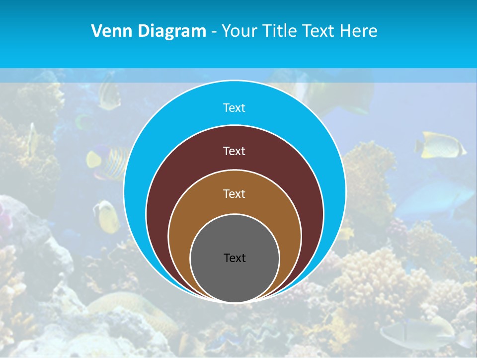 Deep Diving Blue PowerPoint Template