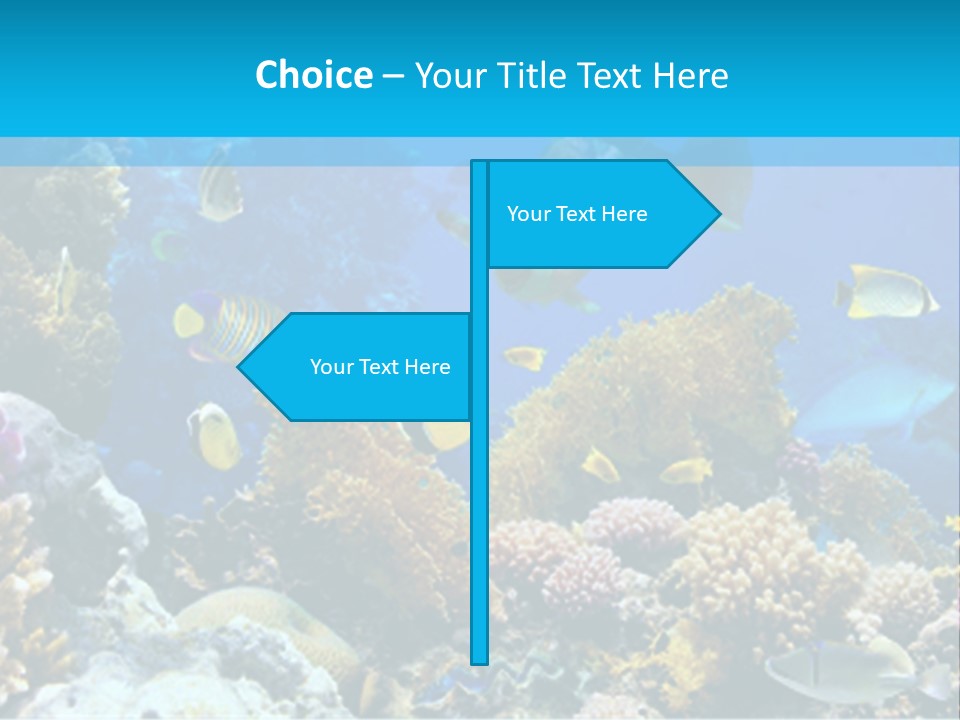 Deep Diving Blue PowerPoint Template