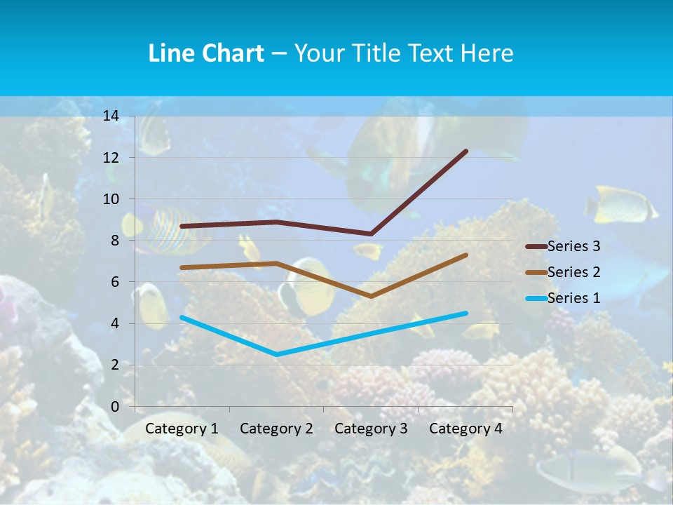 Deep Diving Blue PowerPoint Template