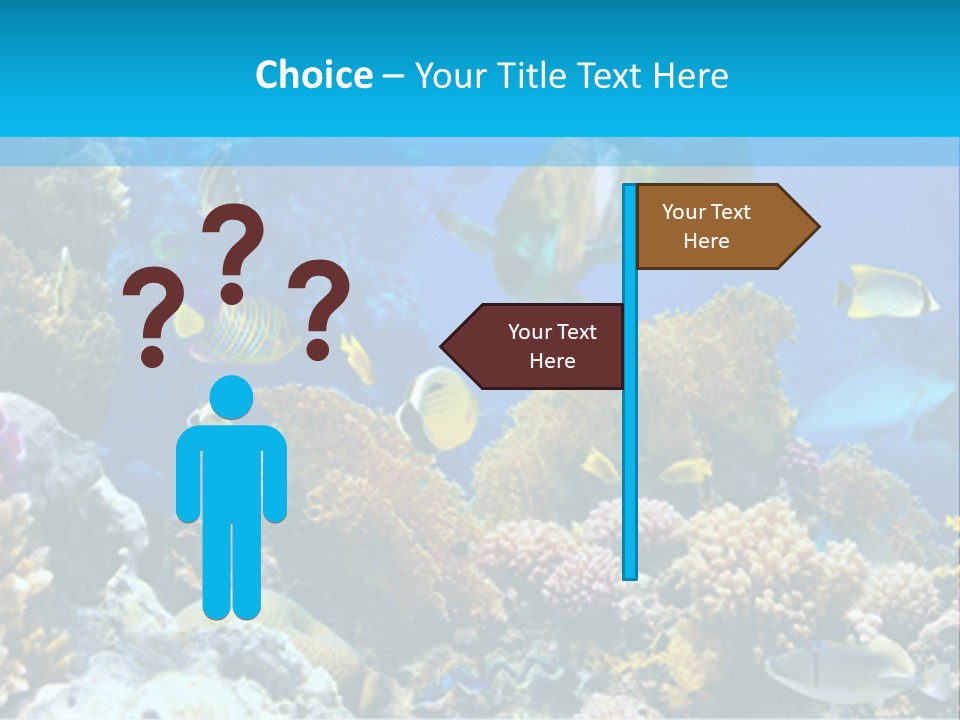 Deep Diving Blue PowerPoint Template