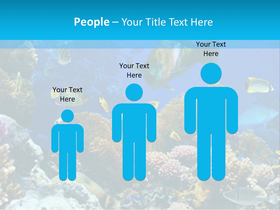Deep Diving Blue PowerPoint Template