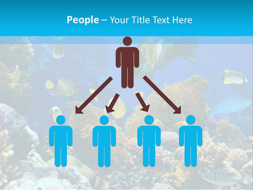 Deep Diving Blue PowerPoint Template