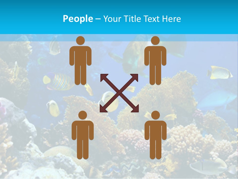 Deep Diving Blue PowerPoint Template