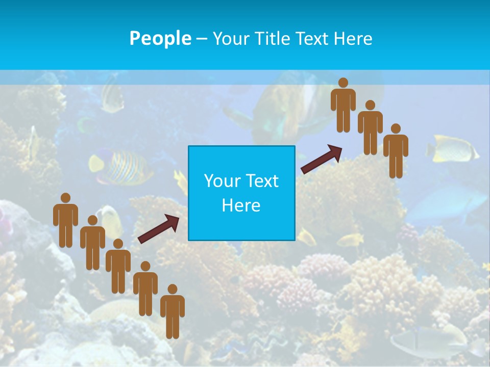 Deep Diving Blue PowerPoint Template