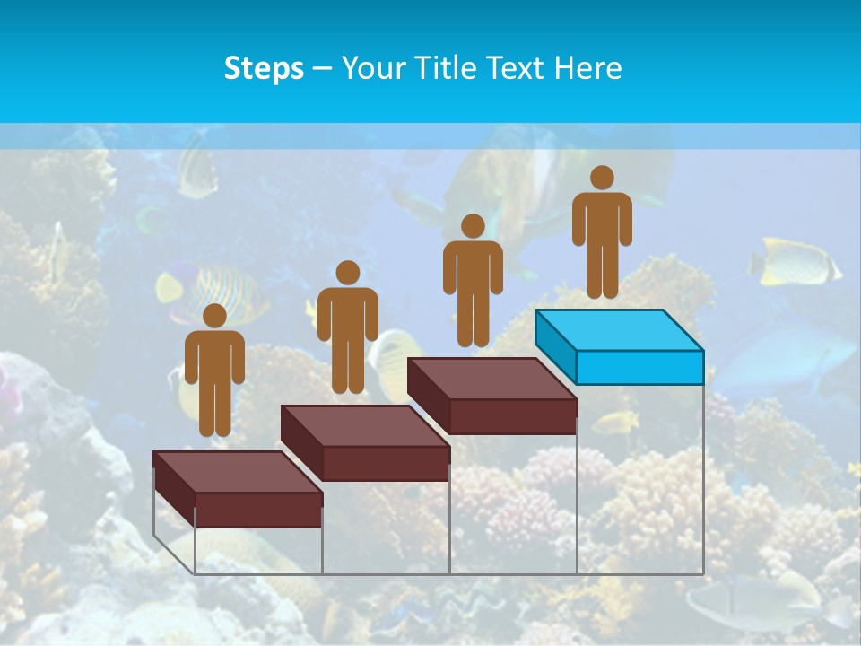 Deep Diving Blue PowerPoint Template