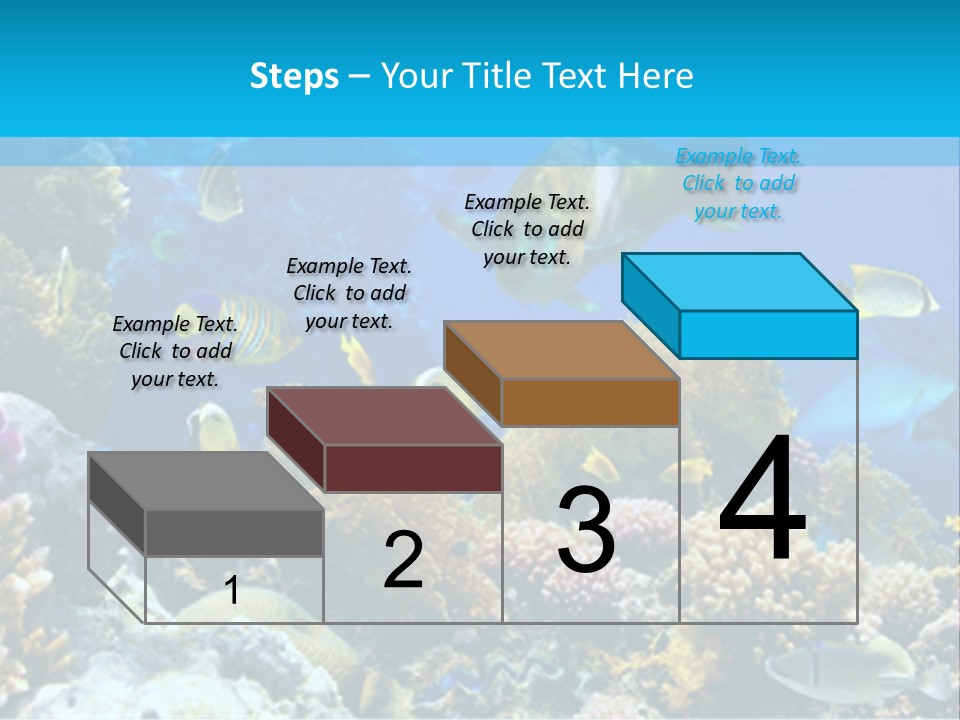 Deep Diving Blue PowerPoint Template