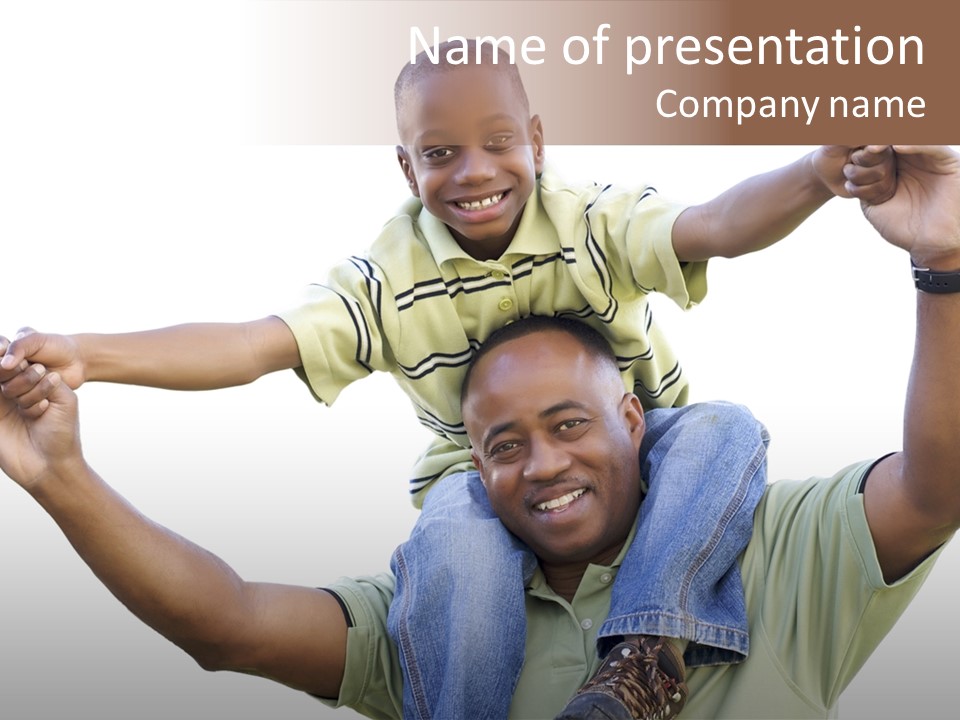 Sky Child Young PowerPoint Template