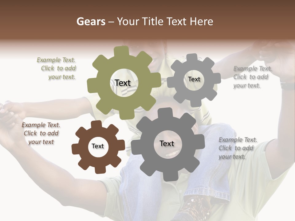 Sky Child Young PowerPoint Template