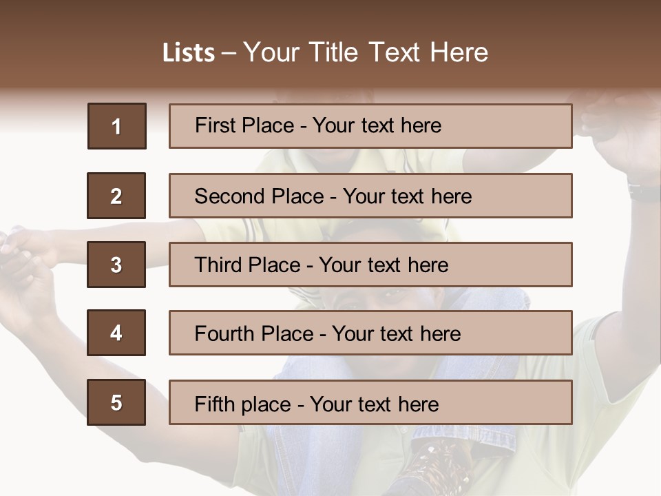 Sky Child Young PowerPoint Template