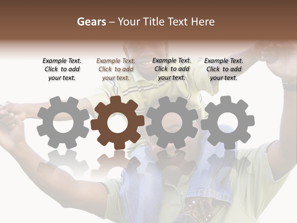 Sky Child Young PowerPoint Template