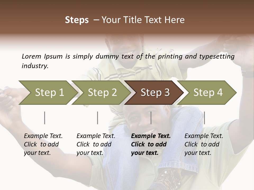 Sky Child Young PowerPoint Template