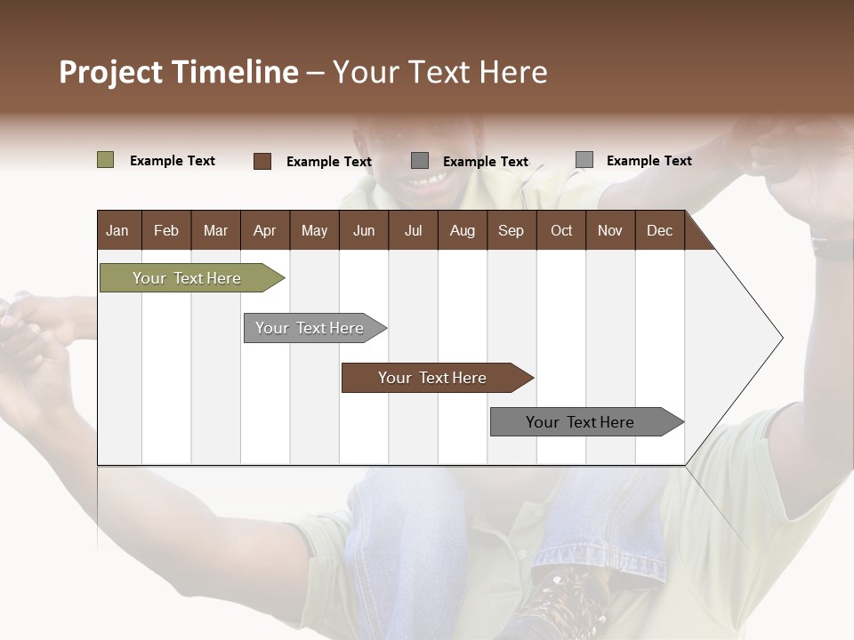 Sky Child Young PowerPoint Template