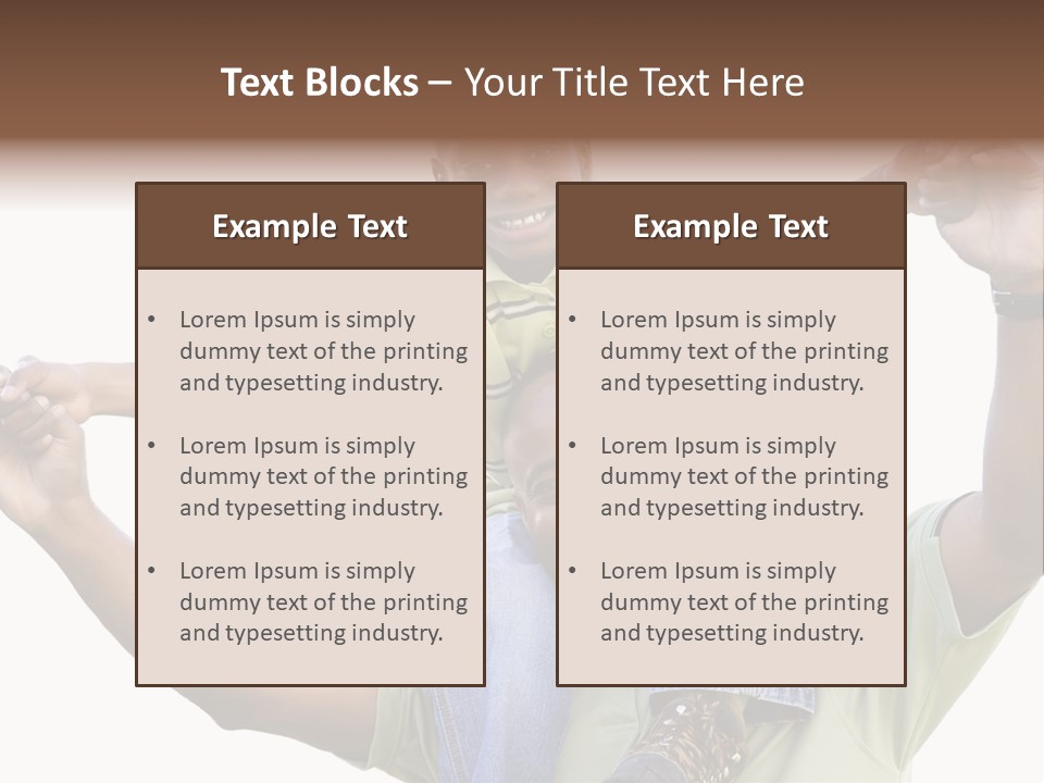 Sky Child Young PowerPoint Template