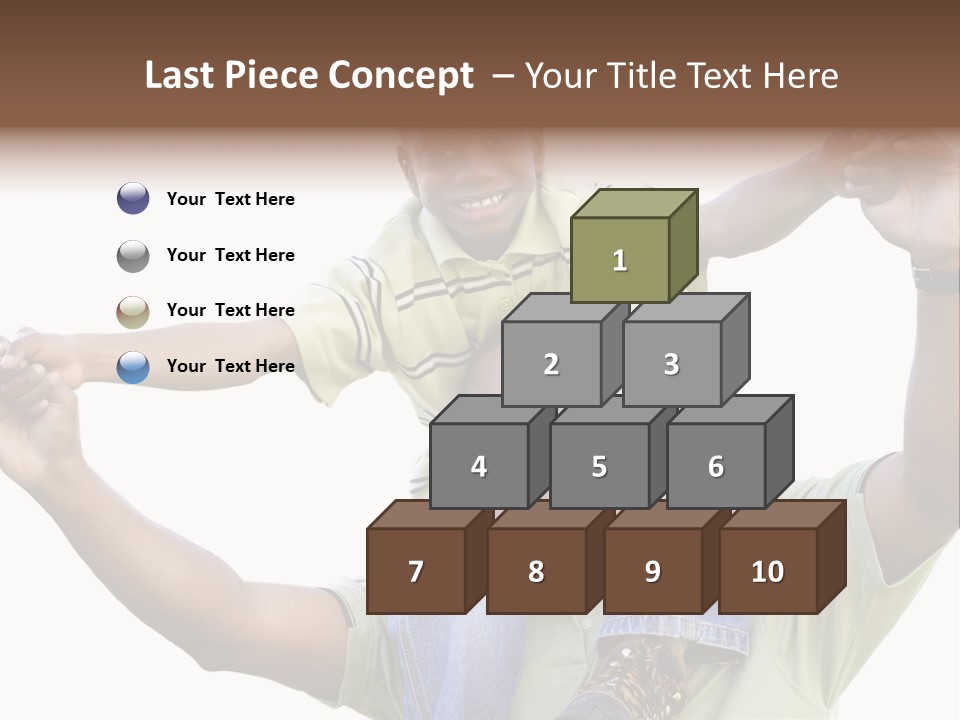 Sky Child Young PowerPoint Template