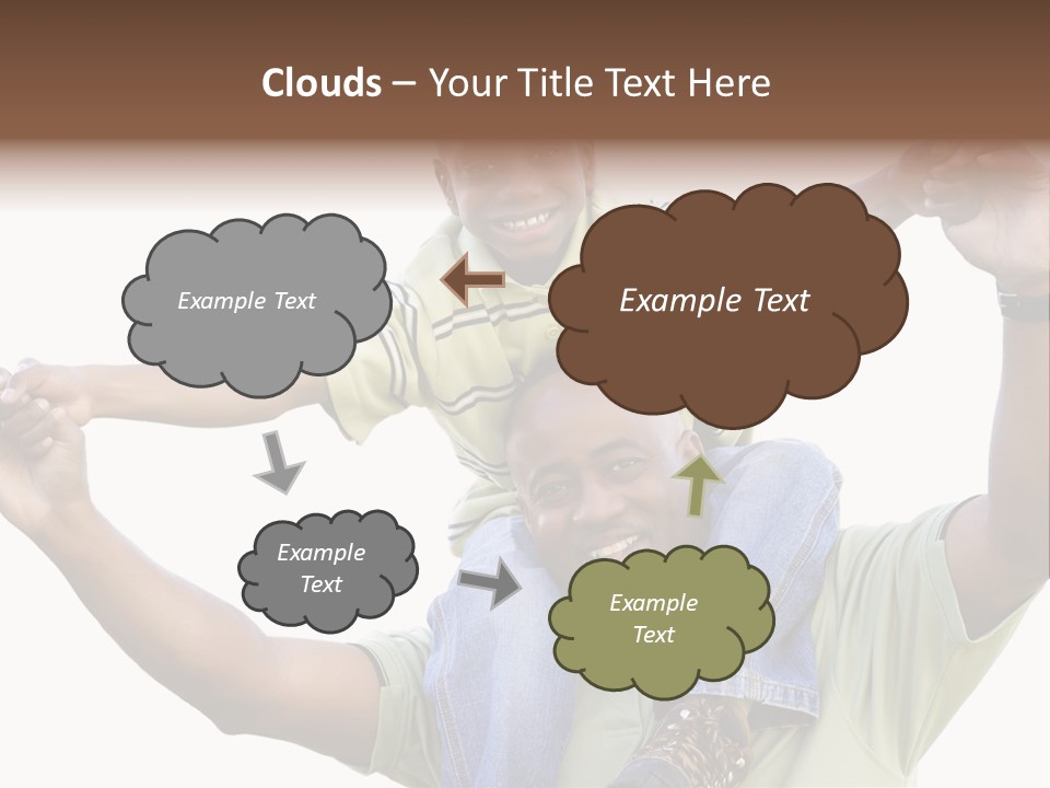 Sky Child Young PowerPoint Template