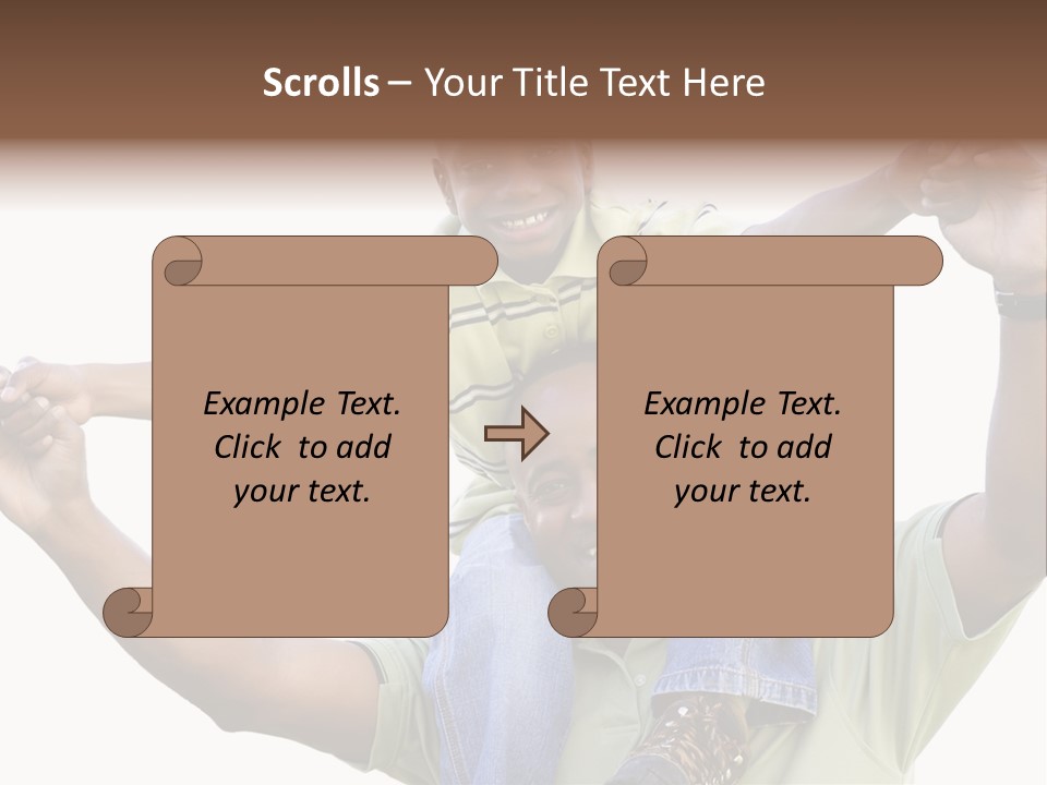 Sky Child Young PowerPoint Template
