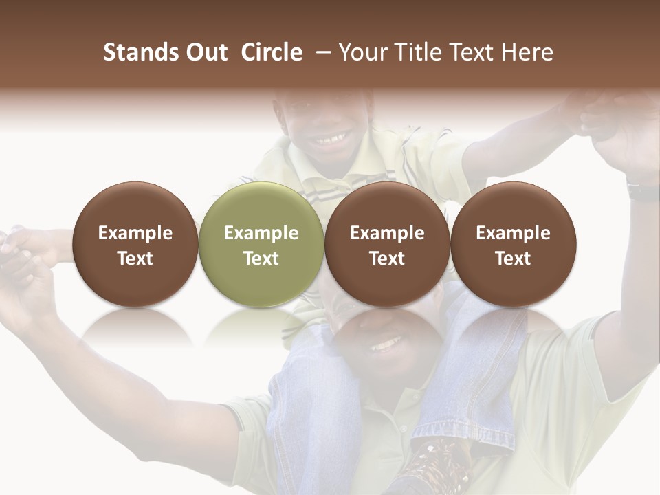 Sky Child Young PowerPoint Template