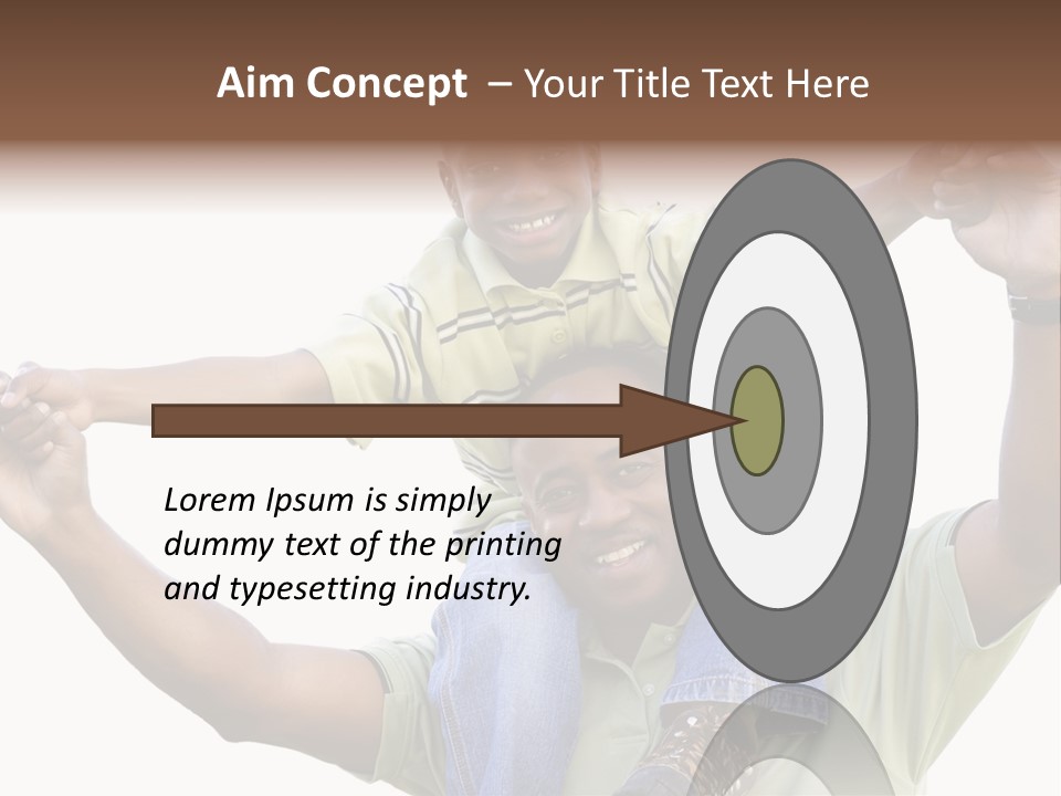 Sky Child Young PowerPoint Template