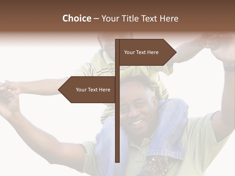 Sky Child Young PowerPoint Template