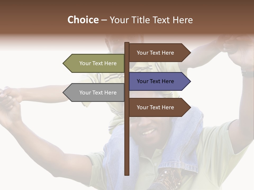 Sky Child Young PowerPoint Template