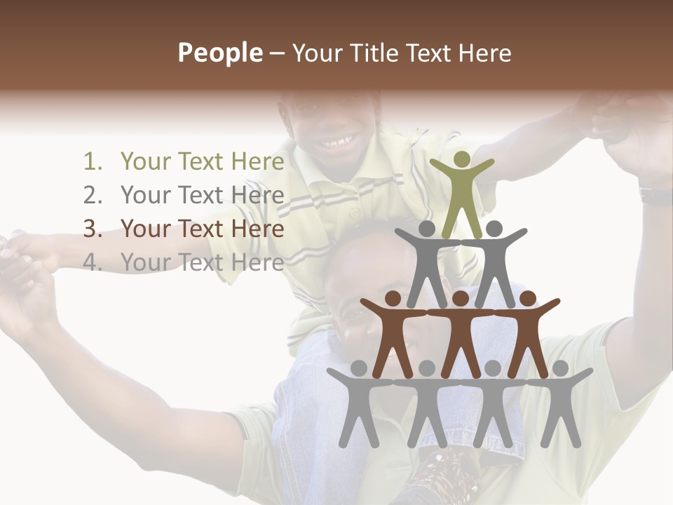 Sky Child Young PowerPoint Template