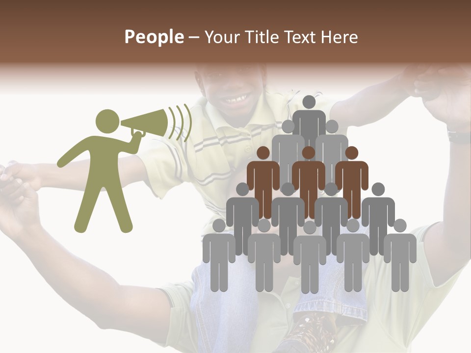 Sky Child Young PowerPoint Template