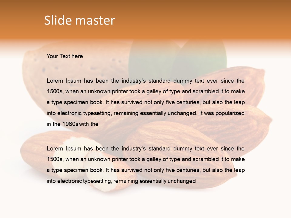 Strong Heap Isolated PowerPoint Template