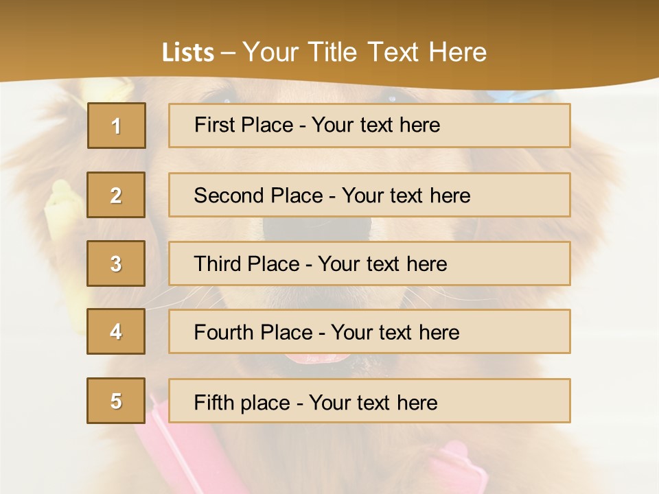 Beautiful Glamour Style PowerPoint Template