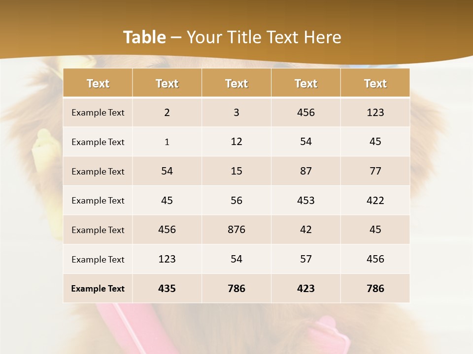 Beautiful Glamour Style PowerPoint Template