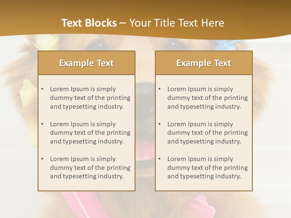 Beautiful Glamour Style PowerPoint Template