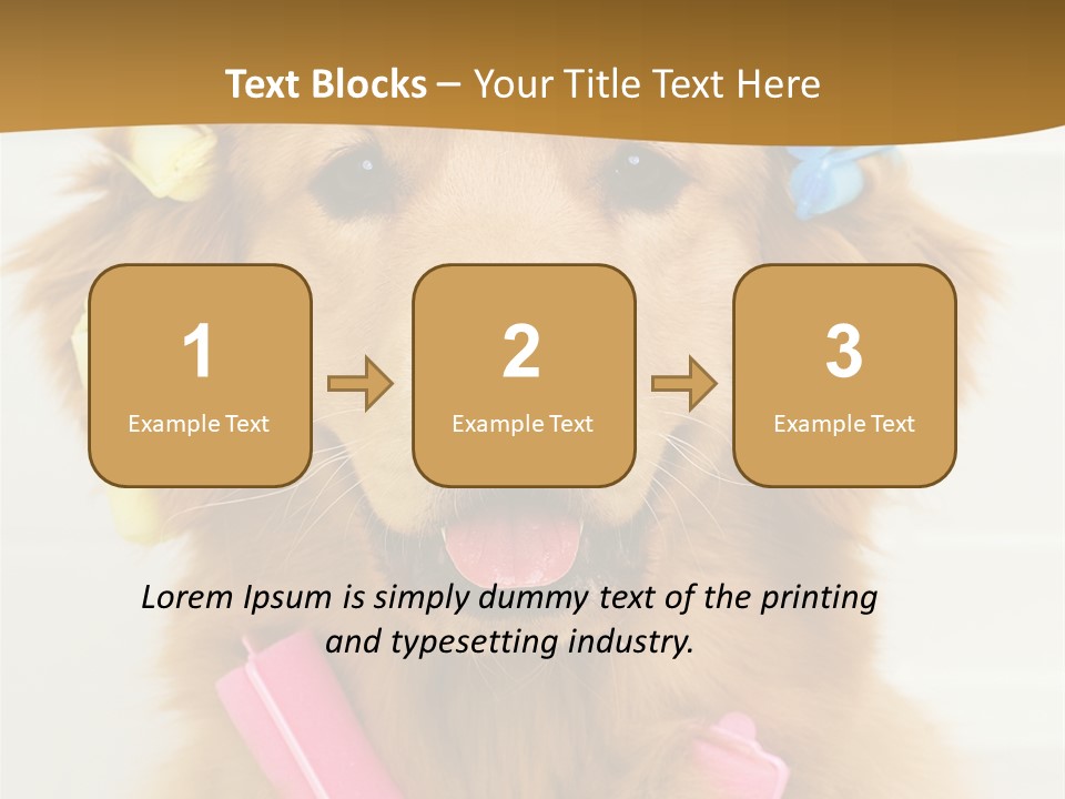 Beautiful Glamour Style PowerPoint Template