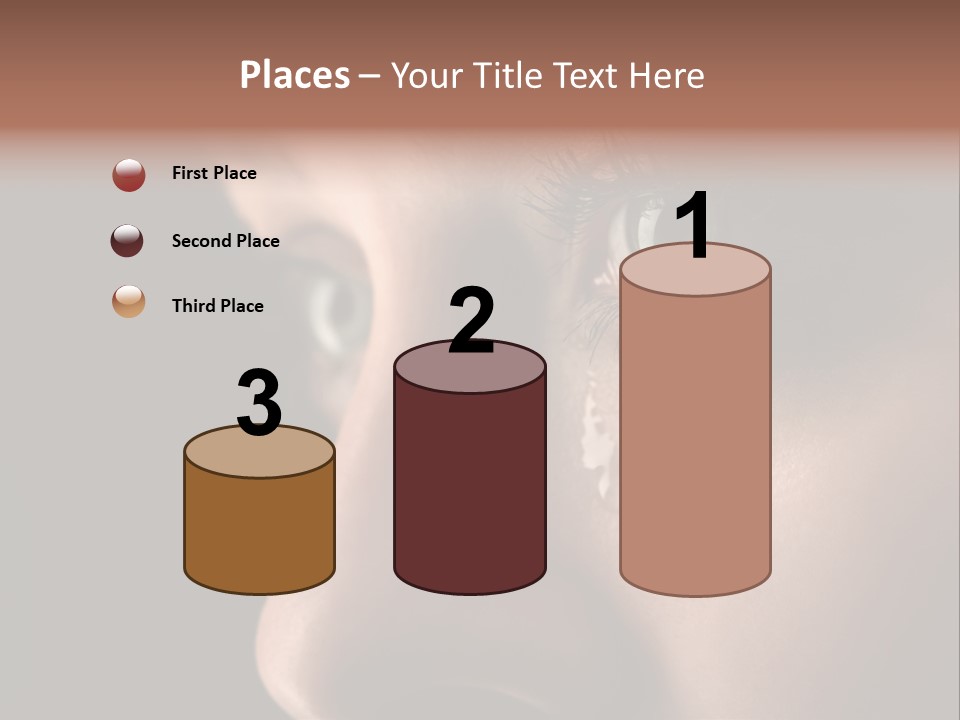 Closeup  Lonely PowerPoint Template