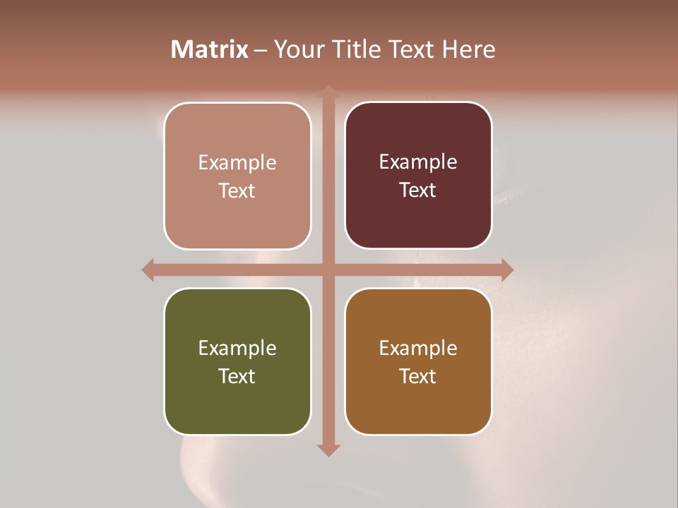 Closeup  Lonely PowerPoint Template