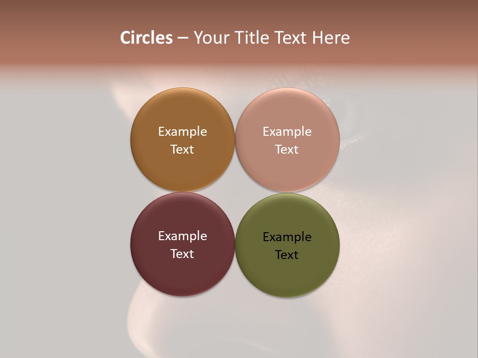 Closeup  Lonely PowerPoint Template