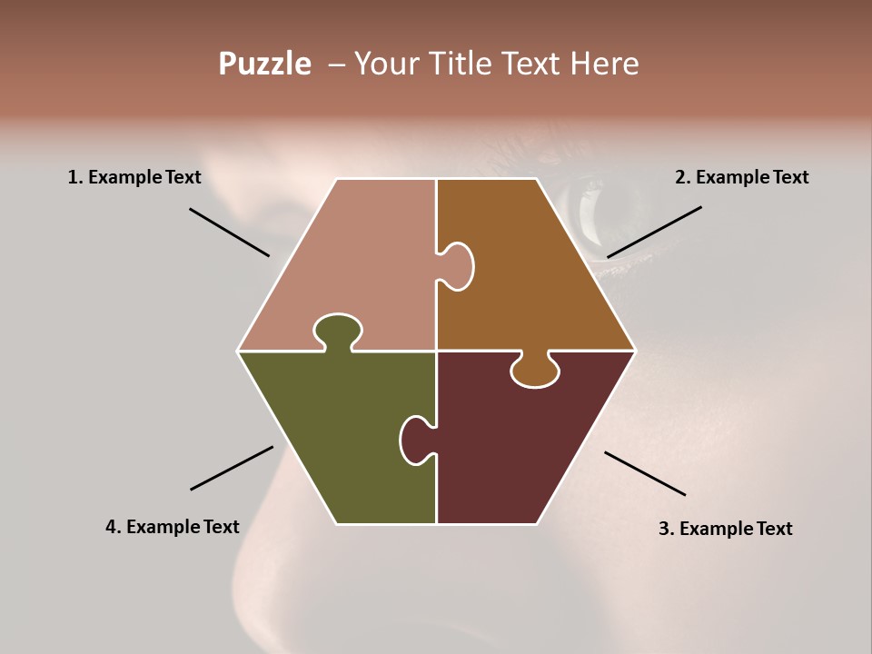 Closeup  Lonely PowerPoint Template