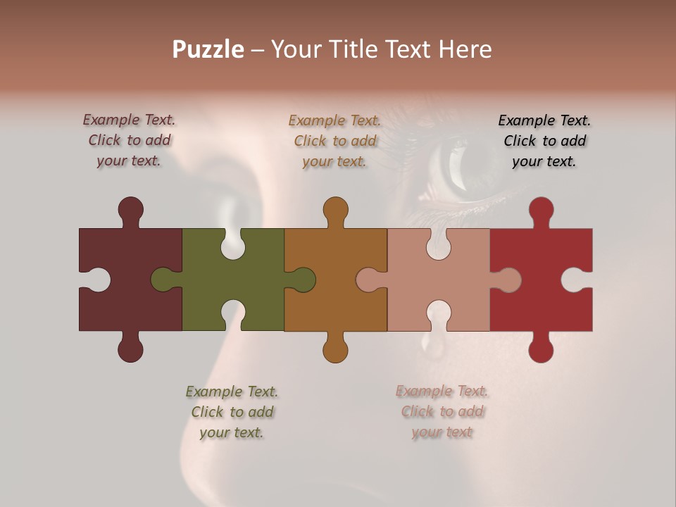 Closeup  Lonely PowerPoint Template