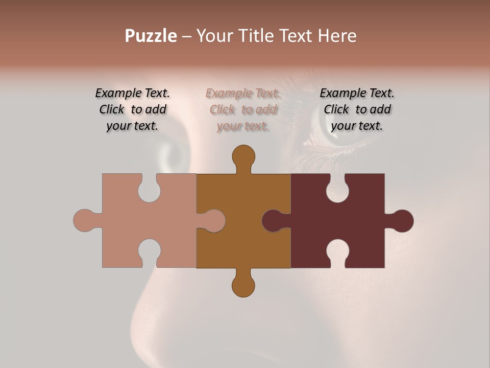 Closeup  Lonely PowerPoint Template