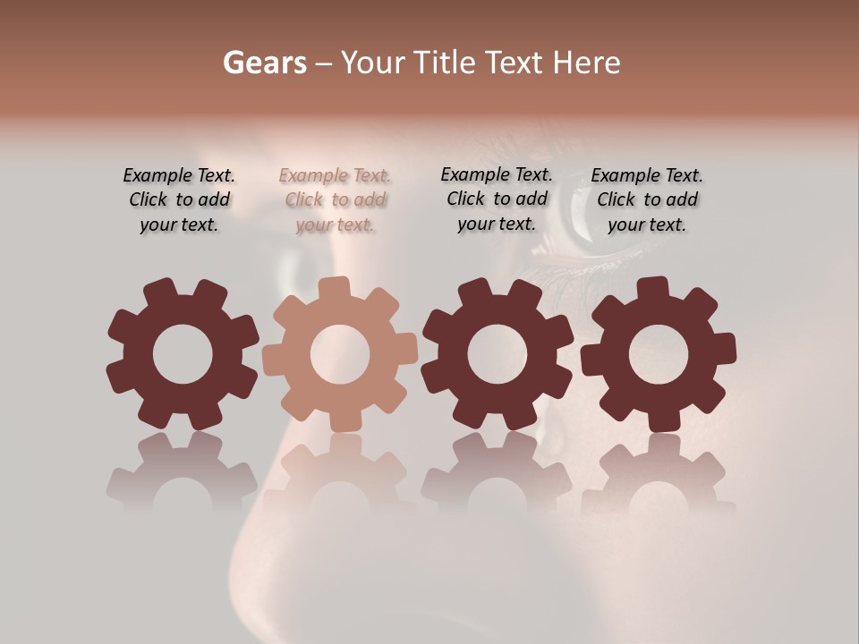 Closeup  Lonely PowerPoint Template